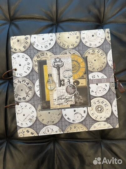 Мужской винтажный альбом ручной работы