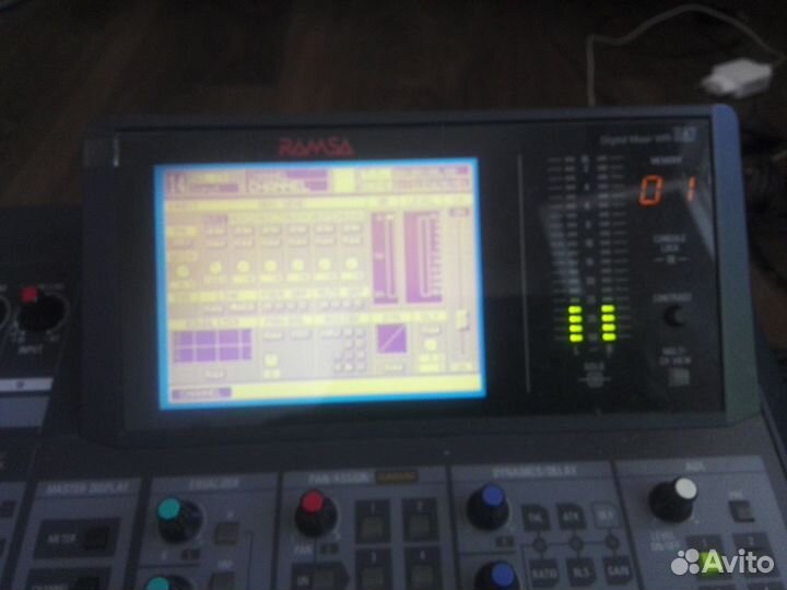 Цифровой микшерный пульт ramsa WR-DA7 Panasonic