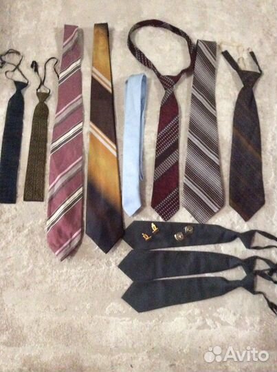 Галстуки мужские / винтаж / запонки / СССР
