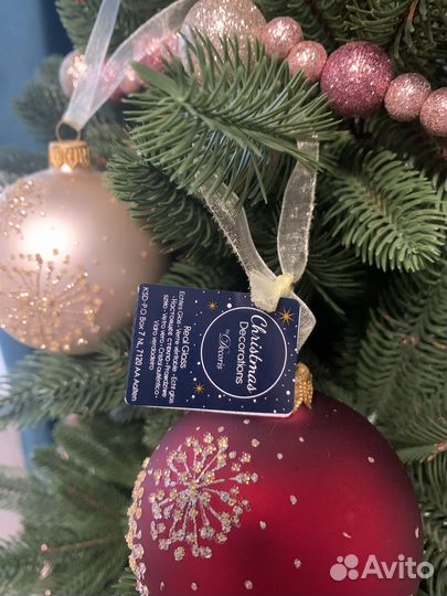 Елочные игрушки из стекла