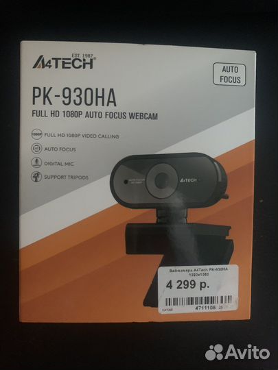 Веб-камера a4tech рк-930на новая