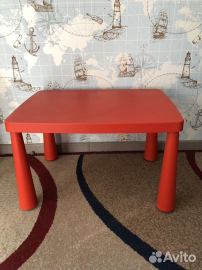 Детский стол и стул IKEA