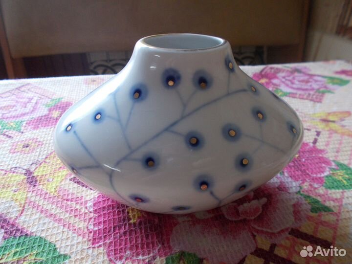 Ваза лфз Синие ветки.Автор М.В.Городецкий