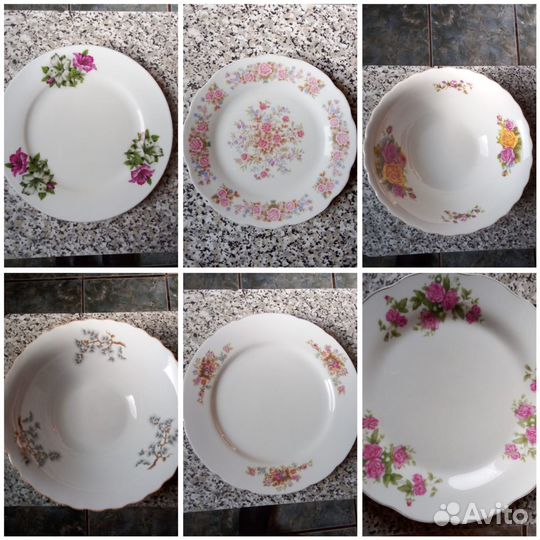 Тарелки фарфор фирменный китай-япония