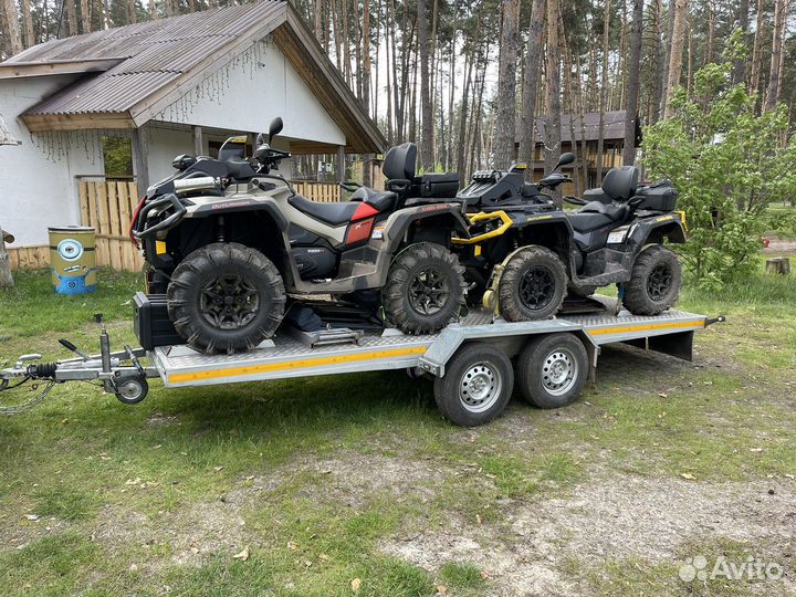 Прицеп на два квадроцикла