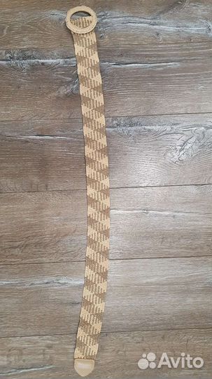 Ремень женский плетеный