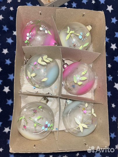 Ёлочные игрушки набор СССР