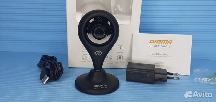 Беспроводная IP камера Digma Охрана зоны удалённо