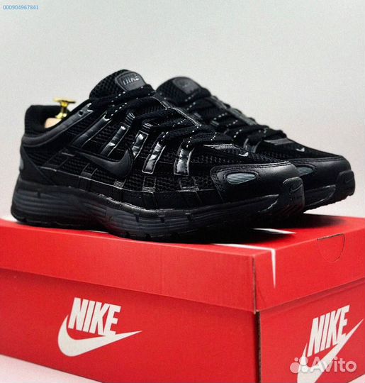 Элегантные черные кроссовки Nike P-6000