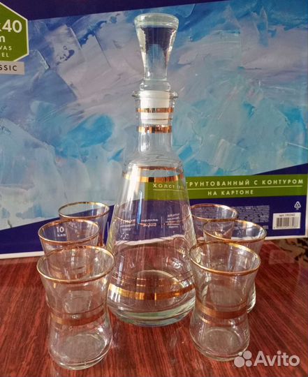 Набор для водки б/у