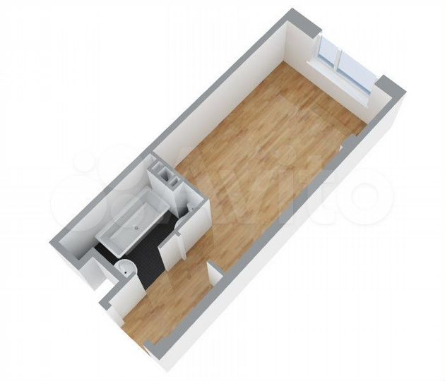 Квартира-студия, 22,6 м², 12/18 эт.