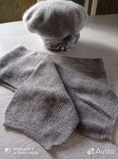 Берет и шарф комплект