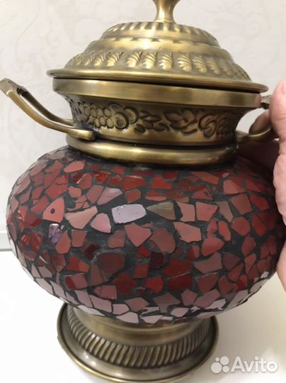 Эксклюзивный кувшинчик с крышкой из латуни