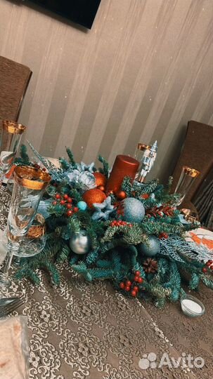 Новогодние декор,композиции, упаковка подарков