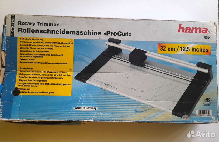 Резак для бумаги роликовый ProCut hama 8264