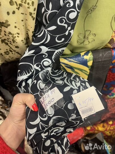 Винтажные советские ткани. Шифон крепдешин и др