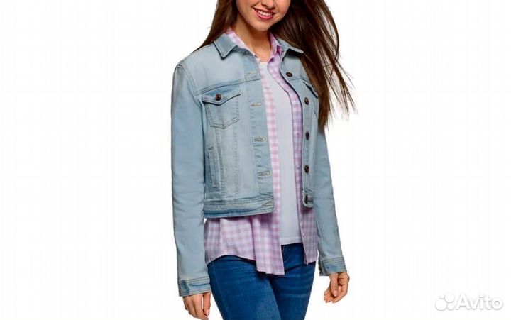 Джинсовая куртка oodji 42