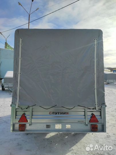 Прицеп Спутник Эксперт 3515/33, R-16 с тентом