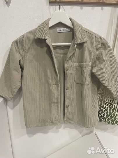 Вельветовая рубашка zara