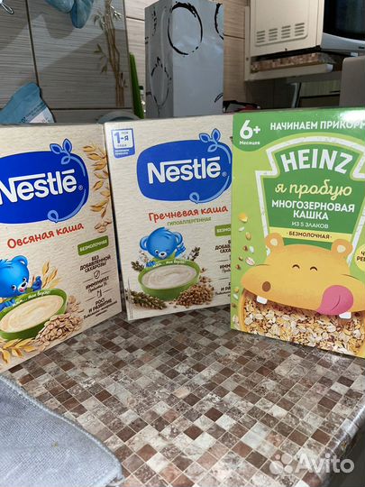 Детские каши безмолочные
