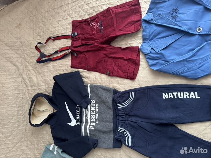 Детские вещи пакетом на мальчика 98 104