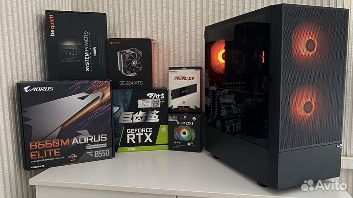 Системный блок на Ryzen 7 5700X/RTX 3060/32Gb