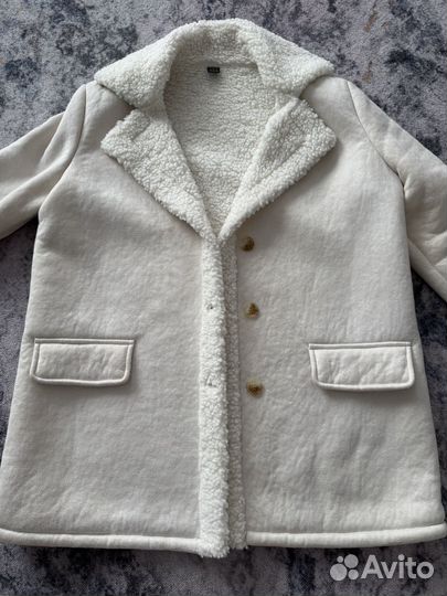 Пальто женское плюшевое