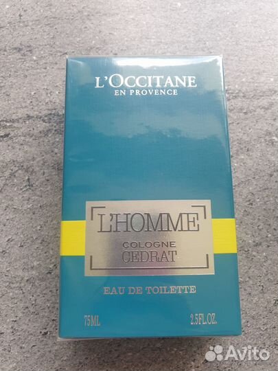 L'occitaneТуалетная вода Акватический цедрат 75 мл