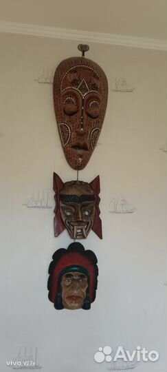 Маски из дерева