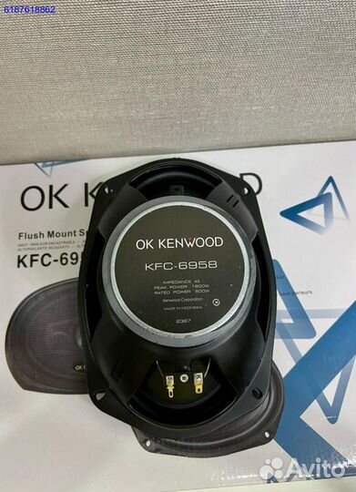 Колонки kenwood (овалы)