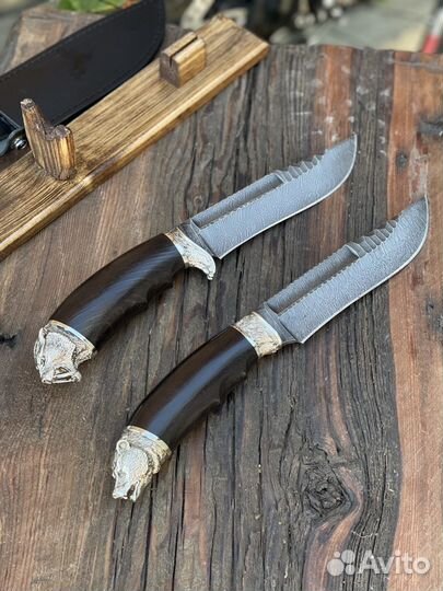 Нож «соблезуб» из дамасска