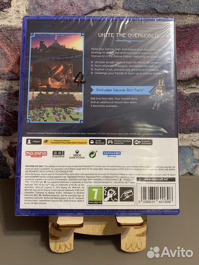 Minecraft legends deluxe edition ps5 новый диск