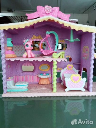 My little pony домик и набор друзей