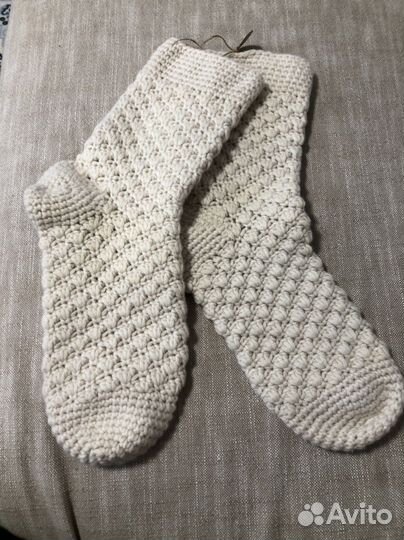Носки шертяные вязаные ручной работы