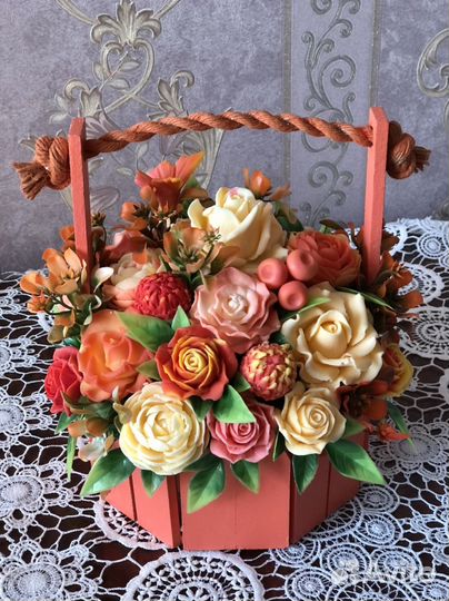 Букеты из мыла ручной работы