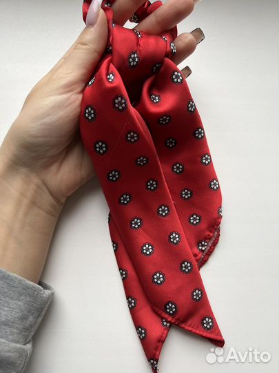 Атласная резинка для волос с лентой h&m