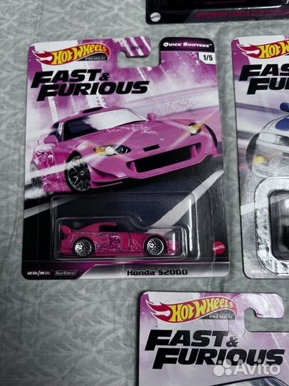 Hot wheels premium fast furious quick shifters