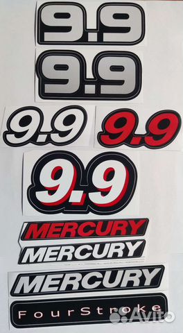 Шильда и наклейка 9.9