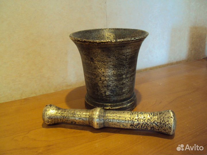 Ступка с пестиком (бронза)