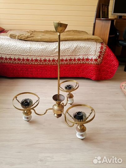 3-х рожковая Люстра советского времени