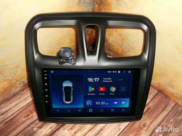 Магнитола Renault Logan 2 Android с камерой