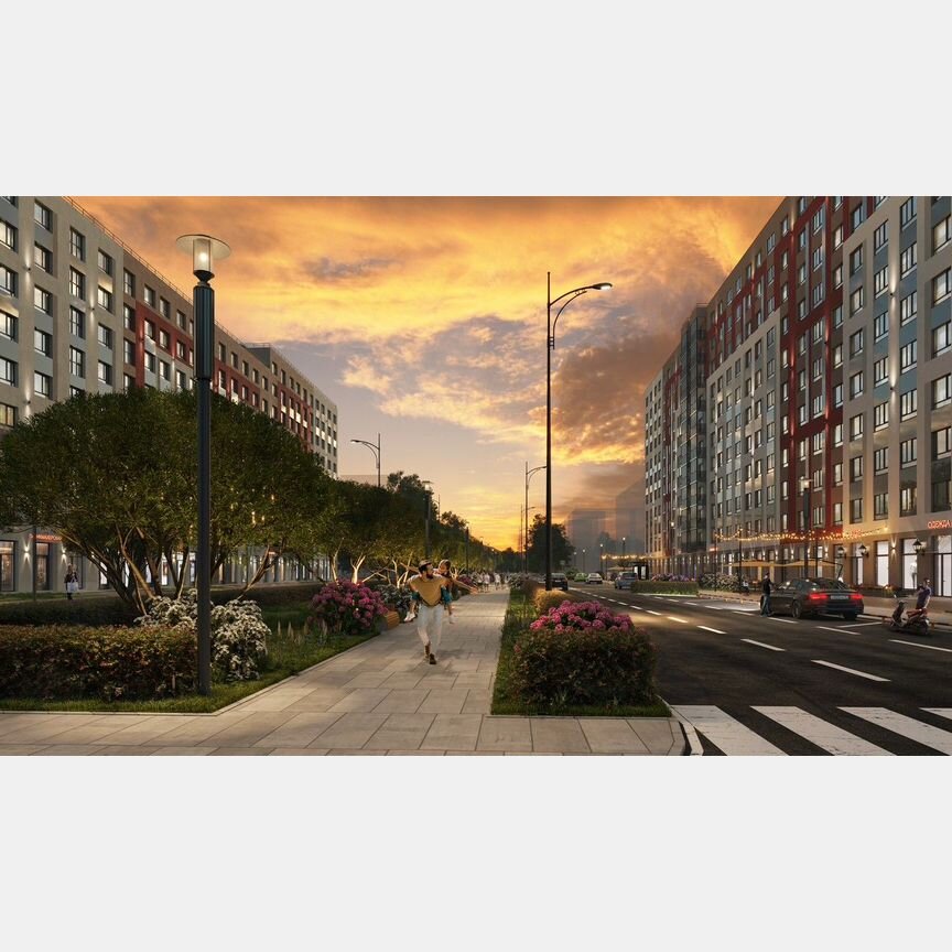 1-к. квартира, 44,4 м², 9/10 эт.