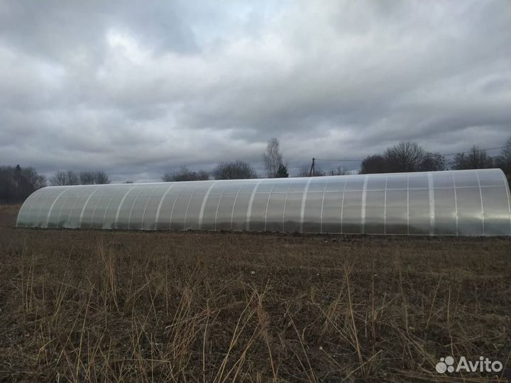 Теплица усиленная 4 метра шириной