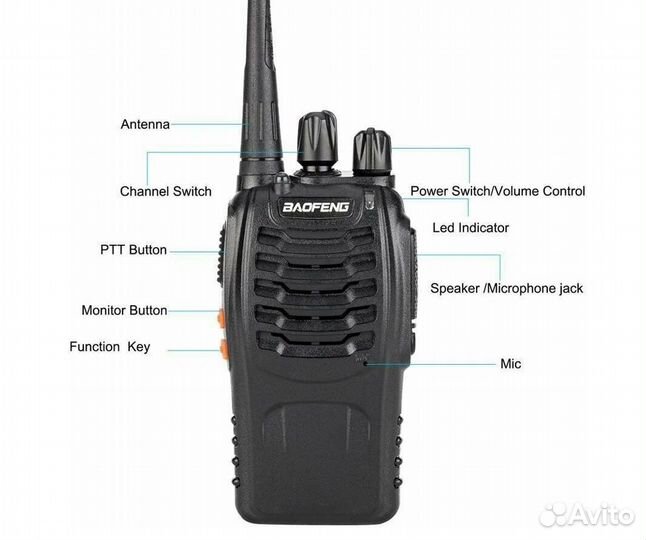 Комплект раций baofeng BF-888S