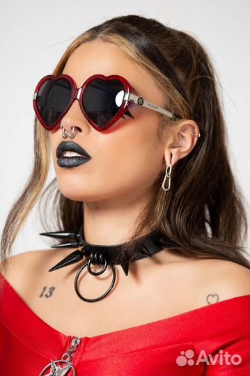 Солнцезащитные очки Killstar Disco Enfer Scarlet