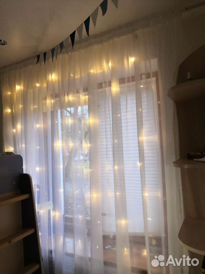 Гирлянда занавес штора нить