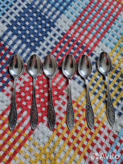 Кофейные, чайные ложки мельхиор