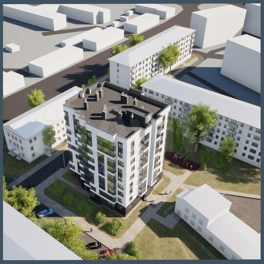 2-к. квартира, 61,6 м², 3/9 эт.