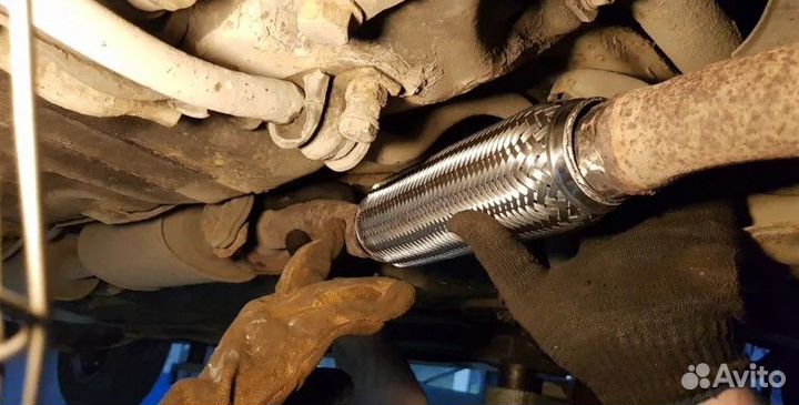 Ремонт гофры глушителя Ford Mondeo IV 2006-10