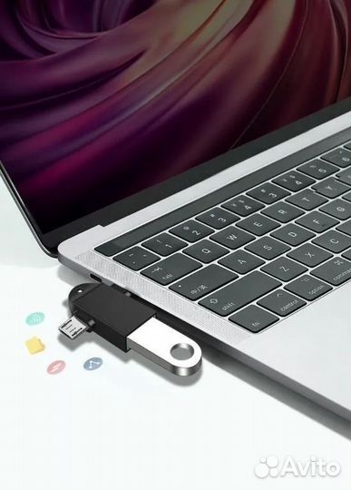 OTG переходник 2в1 (USB 3.2 — Type-C+micro-USB)